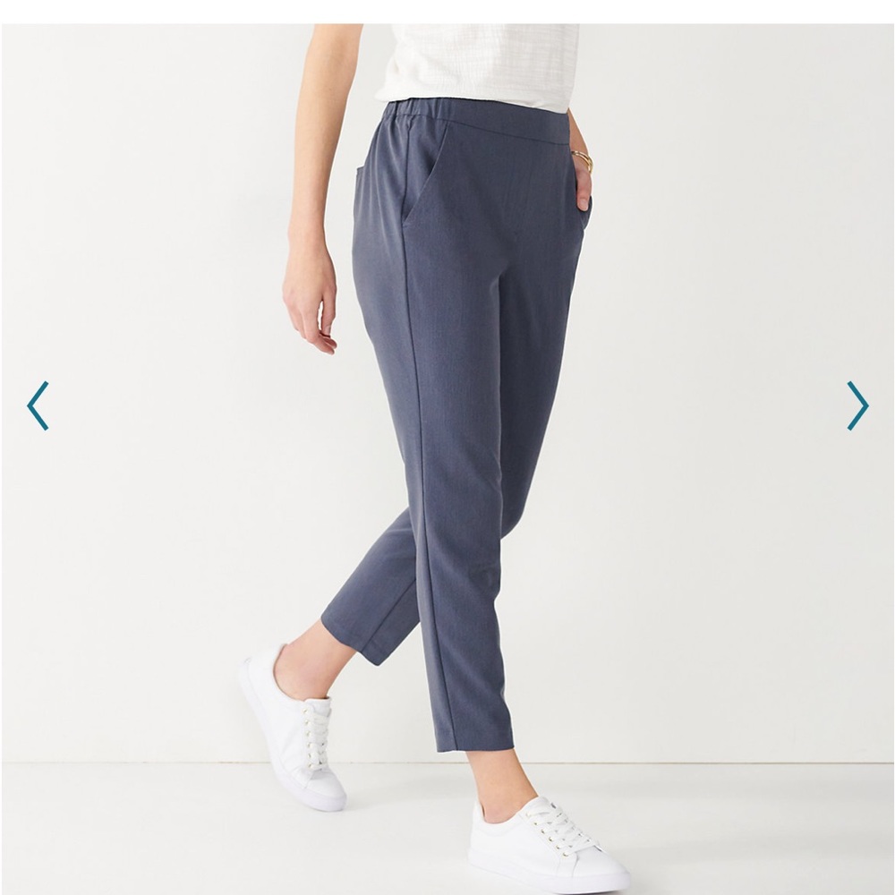 Nine West Women’s Relaxed Fit Cropped Pant Size L